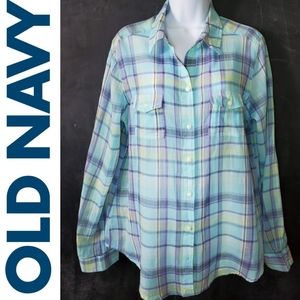 Old Navy Button Up Shirt Size L